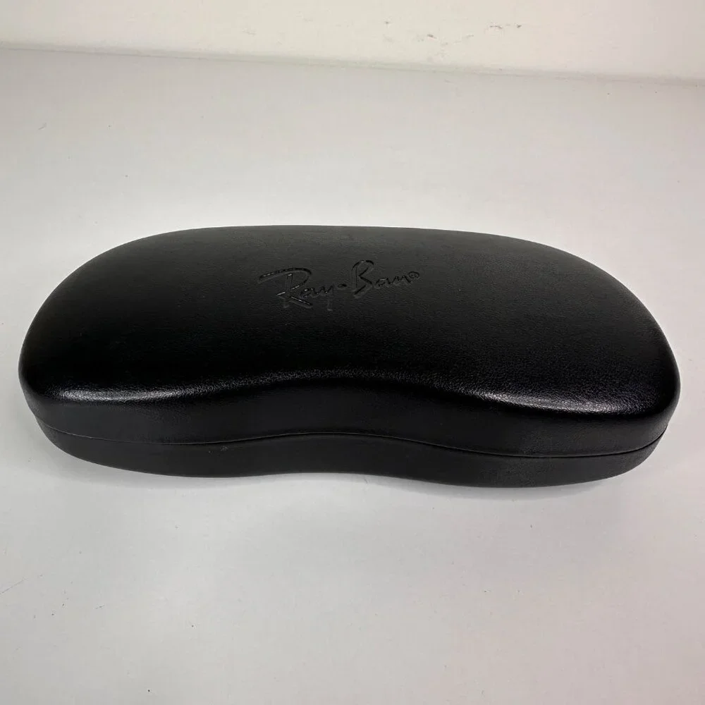 Rayban Hard Shell Black Flip Top Clam Shell Glasses or Sunglasses Case
